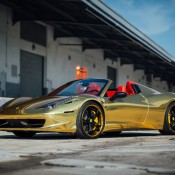Robinson Cano Gold Ferrari 458 8 175x175 Robinson Cano Gold Ferrari 458 8 175x175 at Robinson Cano’s Gold Ferrari 458 by MC Customs