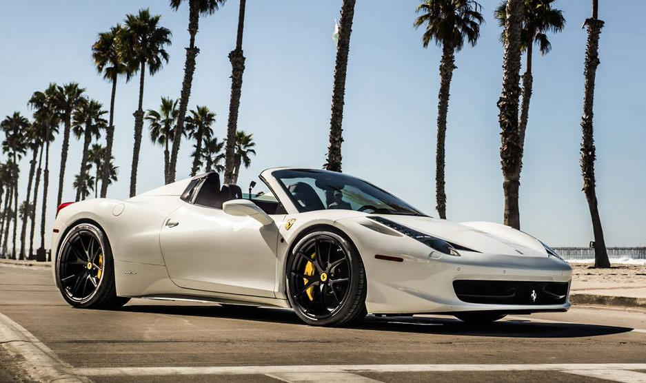 TAG 458 0 at Gallery: TAG Motorsport Ferrari 458 Spider at the Beach