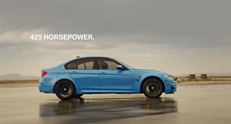 m3 tv spot at Clever TV Spot for BMW M3 – See If You Get It