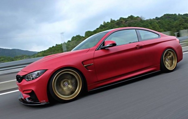 Access Evolution m4 0 600x382 at Access Evolution Matte Red BMW M4 with HRE Wheels