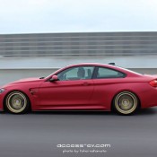 Access Evolution m4 2 175x175 at Access Evolution Matte Red BMW M4 with HRE Wheels