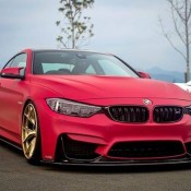 Access Evolution m4 5 175x175 at Access Evolution Matte Red BMW M4 with HRE Wheels