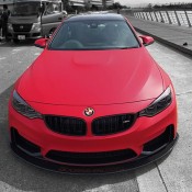 Access Evolution m4 6 175x175 at Access Evolution Matte Red BMW M4 with HRE Wheels