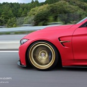 Access Evolution m4 7 175x175 at Access Evolution Matte Red BMW M4 with HRE Wheels