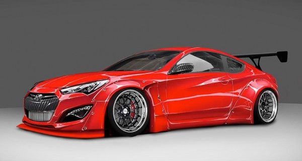 BTR Genesis Coupe 600x320 at SEMA Preview: Blood Type Racing Genesis Coupe