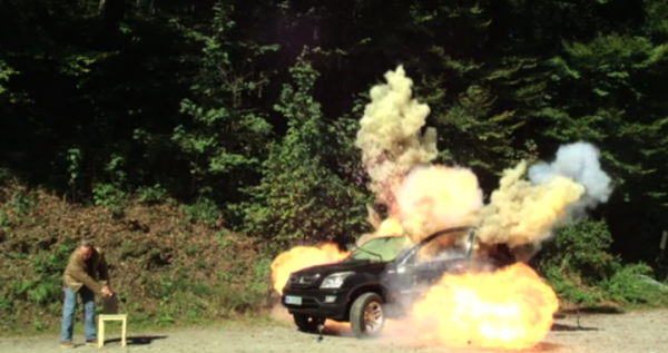 CEO bomb 600x317 at Strangely Satisfying: Auto Bild Blows Up Chinese SUV!