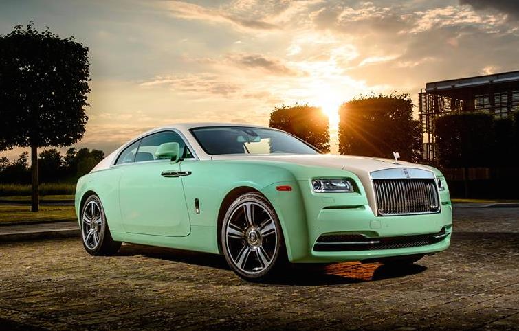Green Rolls Royce Wraith 1 at Michael Fux’s Green Rolls Royce Wraith Is Perplexing!