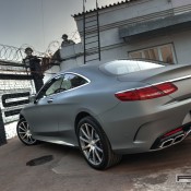 Matte Grey S63 Coupe 1 175x175 at Matte Grey Mercedes S63 AMG Coupe by Re Styling
