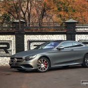 Matte Grey S63 Coupe 3 175x175 at Matte Grey Mercedes S63 AMG Coupe by Re Styling