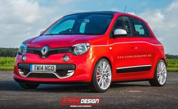 Renault Twingo rs 1 600x367 at High Performance Renault Twingo Rendered