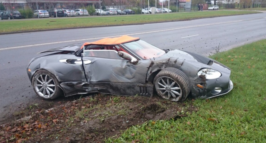 Spyker C8 Totaled 3 at From Junk To Gold: 6 Things To Do with a Totaled Vehicle