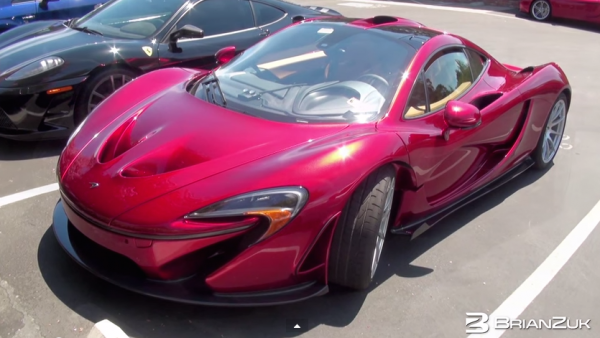 Volcano Red McLaren P1 1 600x338 at Sighs and Sounds: Volcano Red McLaren P1