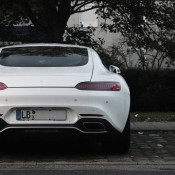 White Mercedes AMG GT 1 175x175 at White Mercedes AMG GT Spotted with Bits Missing
