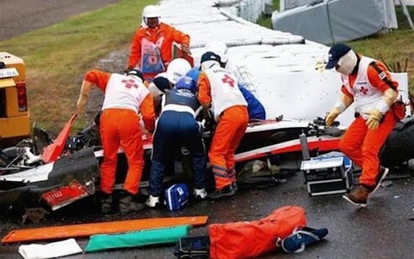 bianchi crash 1 600x375 at Footage of Jules Bianchi’s Crash Makes You Cringe