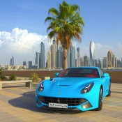 blue f12 1 175x175 at Gallery: Baby Blue Ferrari F12 in Dubai