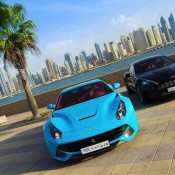 blue f12 3 175x175 at Gallery: Baby Blue Ferrari F12 in Dubai