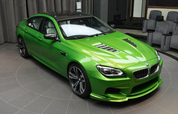 custom gran coupe 0 600x384 at Unique Java Green BMW M6 Gran Coupe in Abu Dhabi