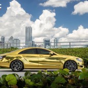 gold cls 1 175x175 at Gold Mercedes CLS63 AMG by MC Customs