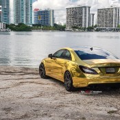 gold cls 10 175x175 at Gold Mercedes CLS63 AMG by MC Customs