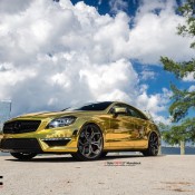 gold cls 12 175x175 at Gold Mercedes CLS63 AMG by MC Customs