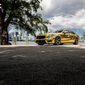 gold cls 5 175x175 at Gold Mercedes CLS63 AMG by MC Customs