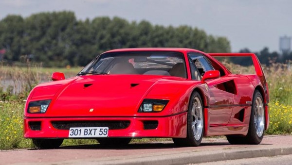 mansell f40 0 600x340 at Nigel Mansell Owned Ferrari F40 Sells for $870K