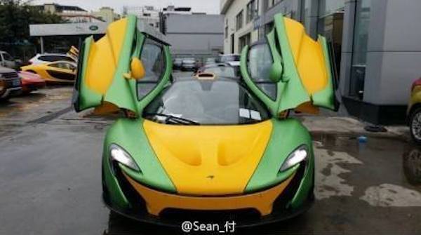 p1 weird 1 at Super Weird McLaren P1 Spotted in China