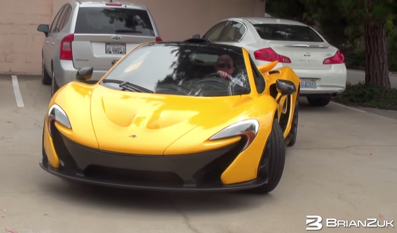 p1 yellow at Yellow McLaren P1 Spotted Cruising the Streets
