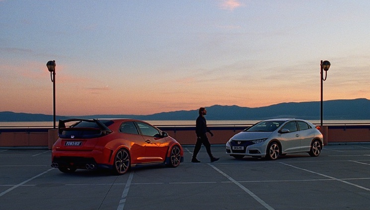 r side at Interactive Promo for New Honda Civic Type R