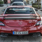 red sls 1 175x175 at Juicy Red Mercedes SLS Black Series Spotted in Netherlands 