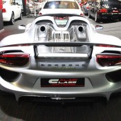 silver 918 4 175x175 at Silver Porsche 918 Spyder at Alain Class Motors