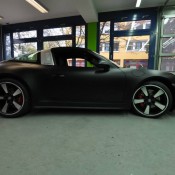 targa matte 6 175x175 at Porsche 991 Targa Looks Mean in Matte Black