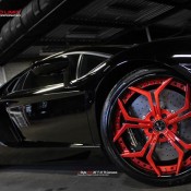 vellano LP700 red 1 175x175 at Lamborghini Aventador Looks Mad on Red Vellano Wheels