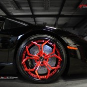 vellano LP700 red 2 175x175 at Lamborghini Aventador Looks Mad on Red Vellano Wheels