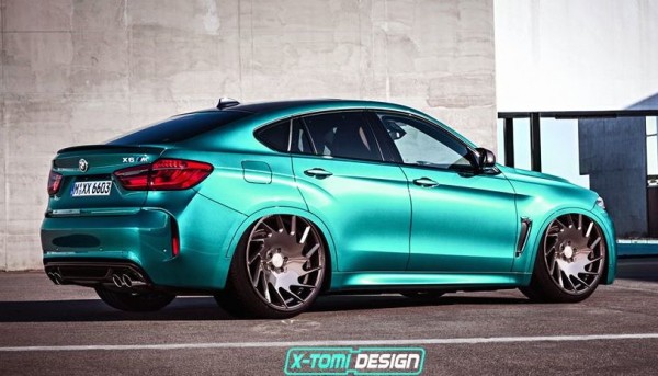 x6m render 600x343 at 2015 BMW X6M Gets Punished in New Rendering
