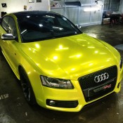 Audi S5 Sportback lime 3 175x175 at Audi S5 Sportback Wrapped in Lime Yellow