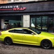 Audi S5 Sportback lime 5 175x175 at Audi S5 Sportback Wrapped in Lime Yellow