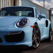 Baby Blue 991 Turbo 10 175x175 at Baby Blue 991 Turbo S on HRE Wheels