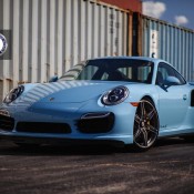 Baby Blue 991 Turbo 11 175x175 at Baby Blue 991 Turbo S on HRE Wheels