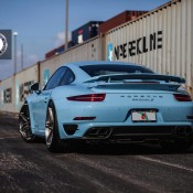 Baby Blue 991 Turbo 12 175x175 at Baby Blue 991 Turbo S on HRE Wheels