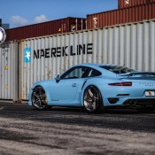 Baby Blue 991 Turbo 14 175x175 at Baby Blue 991 Turbo S on HRE Wheels