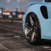Baby Blue 991 Turbo 3 175x175 at Baby Blue 991 Turbo S on HRE Wheels