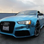 Blue Chrome Audi Rs5 1 175x175 at Audi RS5 Wrapped in Ice Blue Chrome