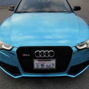 Blue Chrome Audi Rs5 2 175x175 at Audi RS5 Wrapped in Ice Blue Chrome