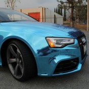 Blue Chrome Audi Rs5 3 175x175 at Audi RS5 Wrapped in Ice Blue Chrome
