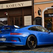 Blue Porsche 991 GT3 2 175x175 at Blue Porsche 991 GT3 Spotted in Czech Republic