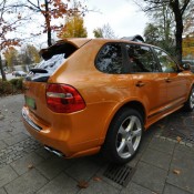 Cayenne GTS 1 175x175 at Porsche Cayenne GTS Wrapped in Gold Orange