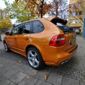 Cayenne GTS 2 175x175 at Porsche Cayenne GTS Wrapped in Gold Orange