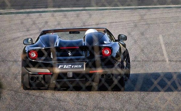 Ferrari F12 TRS Black 2 600x370 at Black Ferrari F12 TRS Spotted on Test Track
