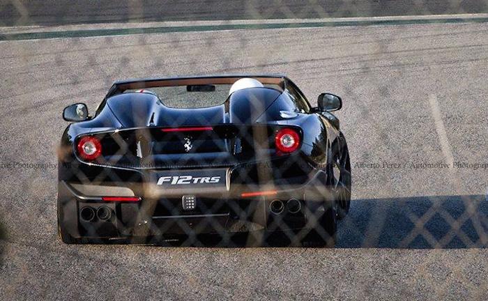 Black Ferrari F12 Trs Spotted On Test Track